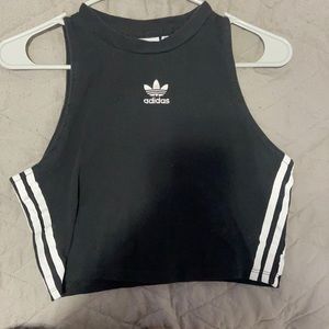 Black Adidas Crop top
